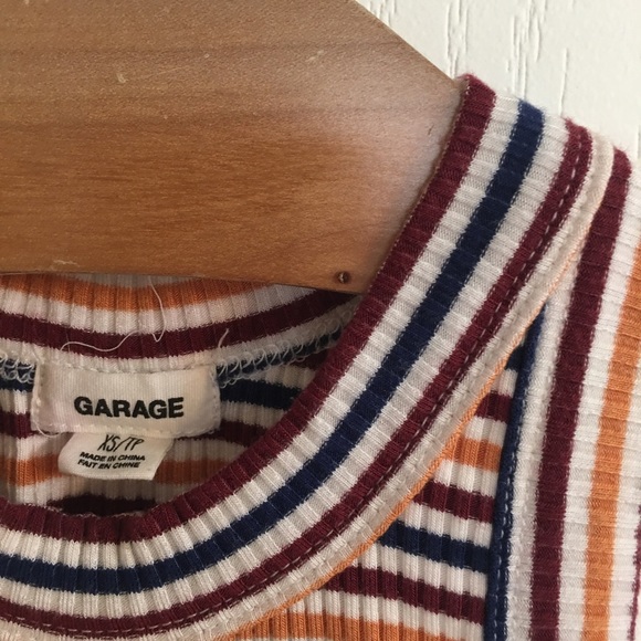A size XS striped crop top from Garage - Picture 5 of 5